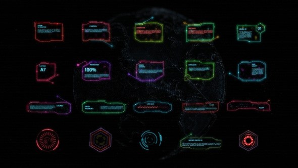 Videohive HUD Interface | After Effects Titles template preview