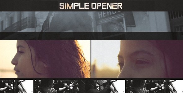 Videohive  Dynamic and Simple Opener Video Displays template preview