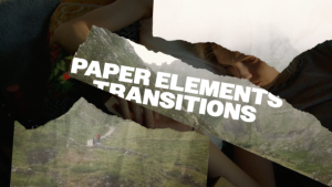 Videohive Paper Elements Transitions Elements template preview