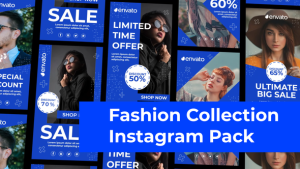 Videohive New Fashion Collection Instagram Reels Broadcast-packages template preview