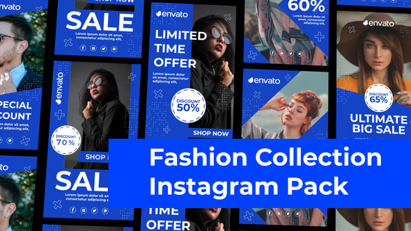 Videohive New Fashion Collection Instagram Reels Broadcast-packages template preview