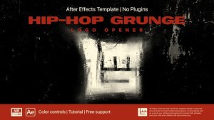 Videohive Hip-Hop Logo Opener Logo Stings template preview