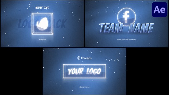 Videohive Water Logo Pack for After Effects Logo Stings template preview