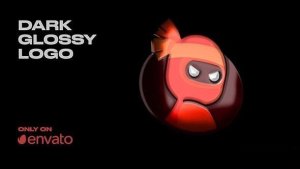 Videohive Dark Glossy Logo Logo Stings template preview