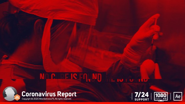 Videohive Corona Virus News Report Broadcast-packages template preview