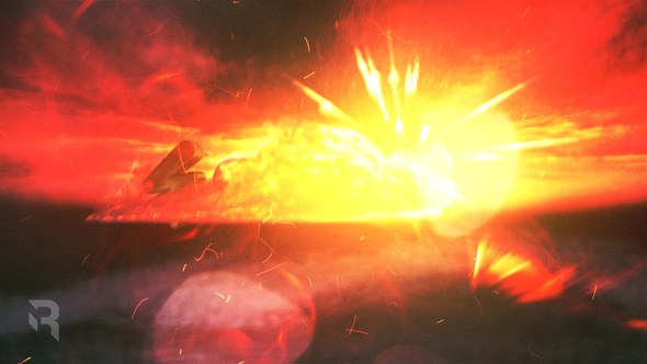 Videohive Fire Line Logo Reveal Logo Stings template preview