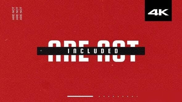 Videohive Grunge Stomp Typography Opener Openers template preview