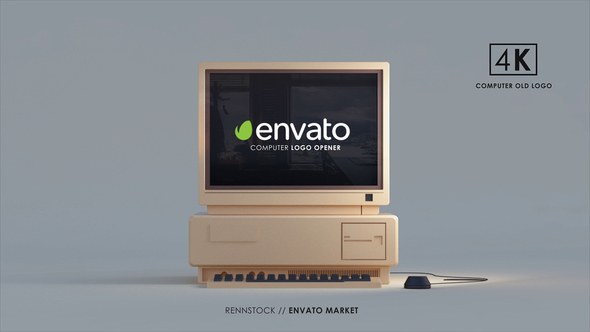 Videohive Old Computer Mockup Product Promo template preview