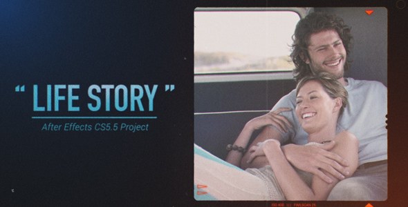 Videohive Life Story Video Displays template preview