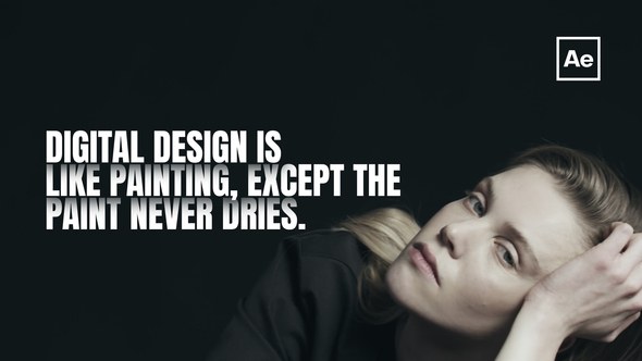 Videohive Text Animations Titles template preview