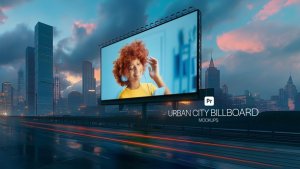Urban City Billboard Mockups for Premiere Pro Premiere Pro template preview
