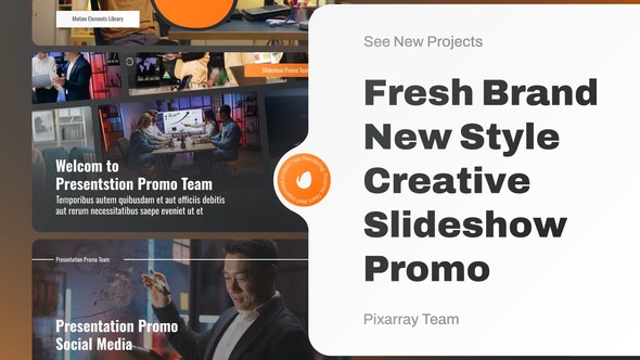 Videohive Creative Agency Promo Presentation Broadcast-packages template preview