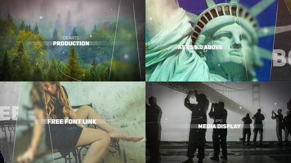 Videohive Epic Media Display Openers template preview