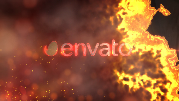Videohive Logo Reveal Fire Logo Stings template preview