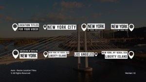 Videohive Location Titles | AE 50553992 Titles template preview
