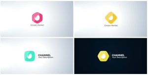 Clean Logo Reveal Video Displays template preview