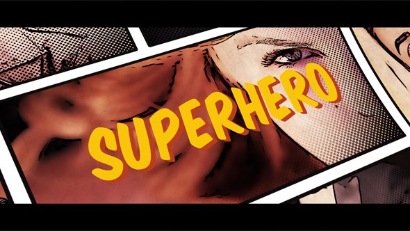 Videohive Superhero Opener 20254989 Video Displays template preview