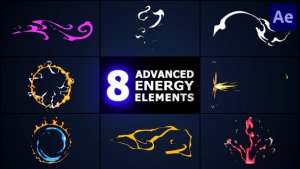 Videohive Advanced Energy Elements | After Effects Elements template preview