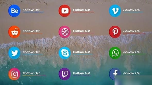 Videohive Social Media Pack 30077575 Elements template preview