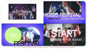Videohive Music Festival Big Opener Openers template preview