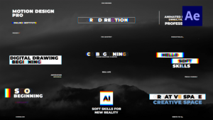 Videohive Rgb Rhythm Titles Titles template preview
