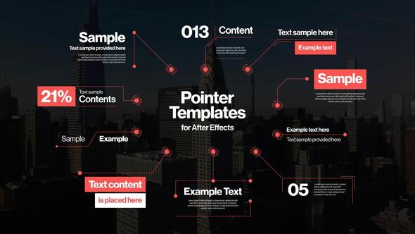 Videohive Text Pointers & Callouts Elements template preview