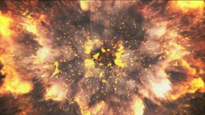 Videohive Fire Drop Logo Logo Stings template preview