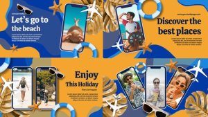 Videohive Holiday Time Openers template preview
