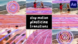 Videohive Stop Motion Plasticine Transitions | After Effects Elements template preview