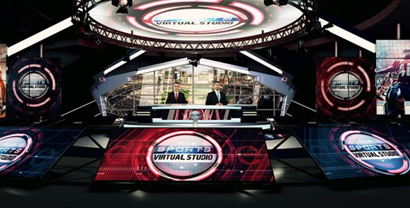 Videohive Sports Virtual Studio Set Broadcast-packages template preview