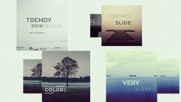 Trendy Promo Video Displays template preview
