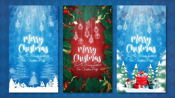 Videohive Christmas Instagram Stories 60901201 Openers template preview