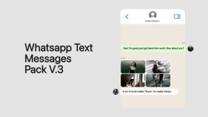 Videohive Whatsapp Text Pack Elements template preview