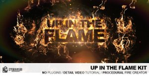 Videohive Up In The Flames Kit Logo Stings template preview