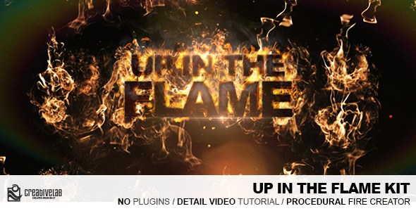 Videohive Up In The Flames Kit Logo Stings template preview