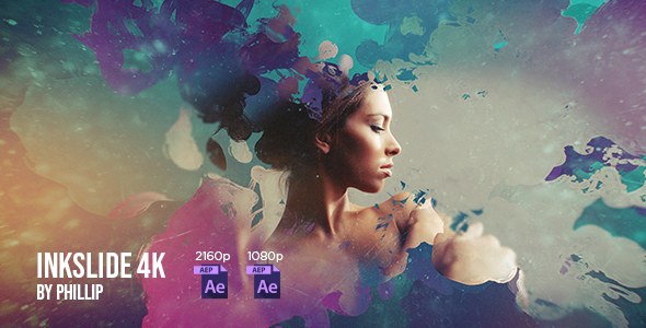 Videohive Inkslide 4K Video Displays template preview