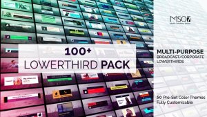 Videohive Broadcast-Corporate Lower Third Pack Elements template preview