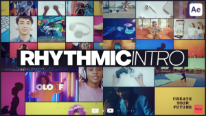 Videohive Rhythmic Intro 45483121 Video Displays template preview
