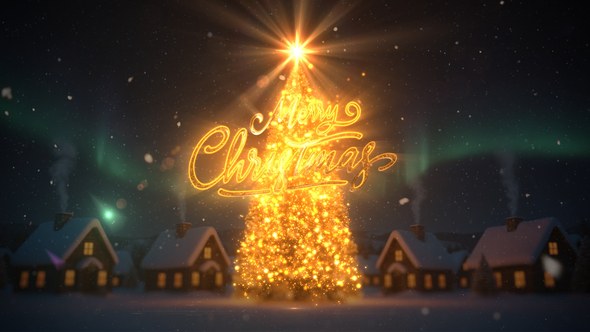 Videohive Christmas Ornament Opener Openers template preview