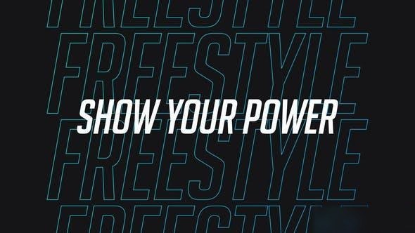 Videohive Freestyle Slides Openers template preview
