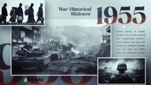 Videohive War Historical Slideshow Video Displays template preview