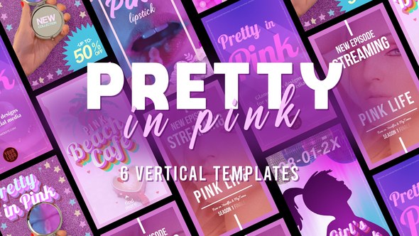 Videohive Pretty in Pink Broadcast-packages template preview