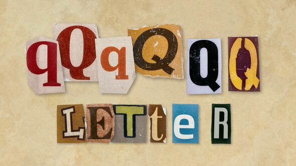 Videohive Ransom Letters - Q Letters Elements template preview