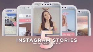 Instagram Vertical Reel Split Screen MOGRT Premiere Pro Premiere Pro template preview