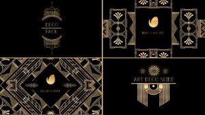 Videohive Art Deco Element Pack Elements template preview