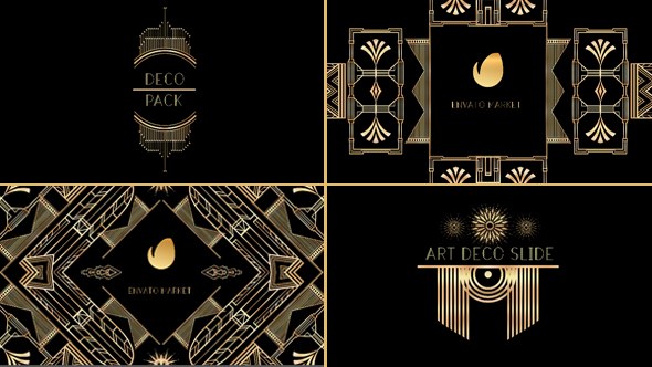 Videohive Art Deco Element Pack Elements template preview