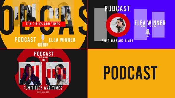 Videohive Podcast Opener 59245220 Openers template preview