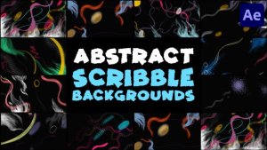 Videohive Abstract Scribble Backgrounds | After Effects Elements template preview
