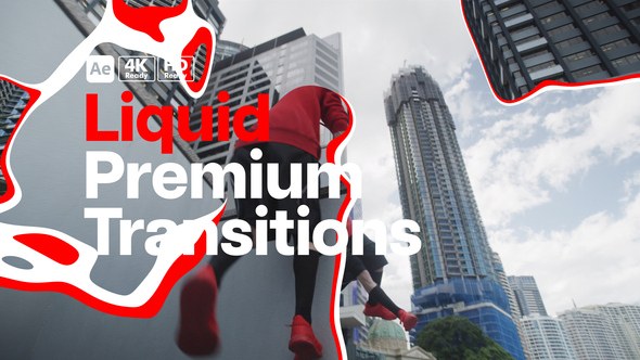 Videohive Premium Transitions Liquid Elements template preview