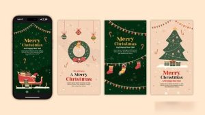 Videohive Merry Christmas Season Instagram Stories | Happy New Year Story Openers template preview